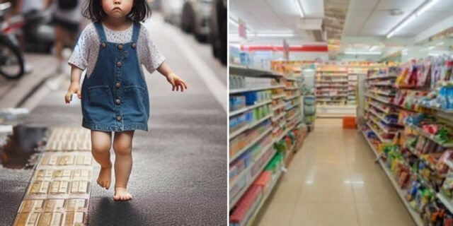 “엄마 잃어버렸어요”… ‘맨발’로 편의점 찾아 울먹이던 5살 여자아이