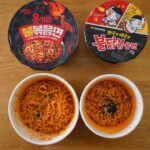 매운라면 컵라면 비교! 편의점라면신상  용가리불볶음면 VS 불닭볶음면!