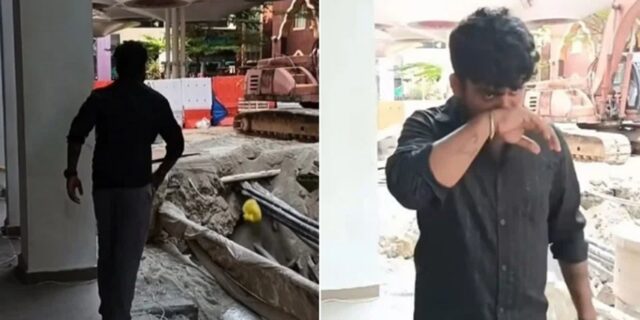 여행지서 8m 싱크홀에 추락한 엄마 시신조차 못 찾아… 꽃 내려보내며 오열한 아들 (영상)