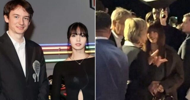 블핑 리사, ‘예비 시부모’ 루이비통모에헤네시 CEO 부부와 다정히 대화 나누는 모습 포착돼 (영상)
