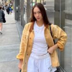 크리스탈, 공효진의 가을 아우터 ‘워크재킷’