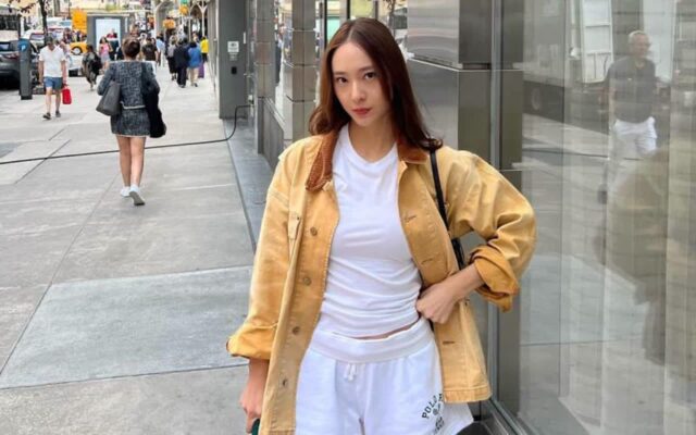 크리스탈, 공효진의 가을 아우터 ‘워크재킷’