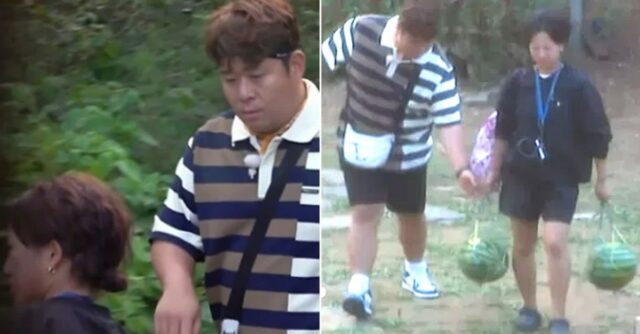 막내 작가가 수박 2통 들고 가는 모습 보고 모른 척 한 1박2일 멤버들… 문세윤만 달랐다