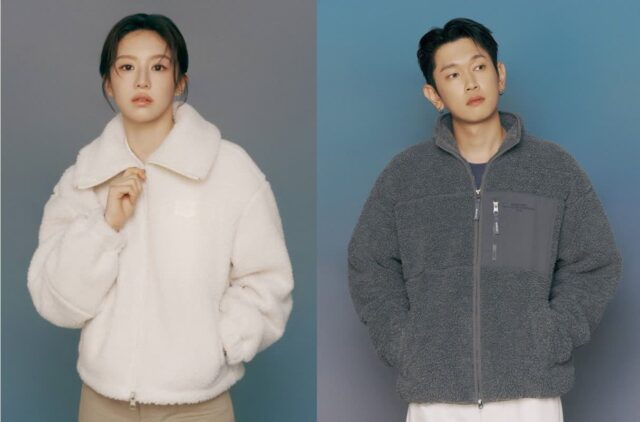 고윤정, 내추럴한 플리스 룩…크러쉬도 함께한 겨울 필수템