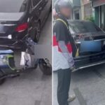 배달 중 벤츠와 접촉사고 내자 “있는 돈 다 드리겠다” 용서 빈 라이더… 차주는 ‘이 조건’ 내걸었다 (영상)