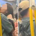 “차라리 모텔을 가라!”… 지하철서 남친 귀 깨물고 뽀뽀하며 스킨십 강요하는 여성