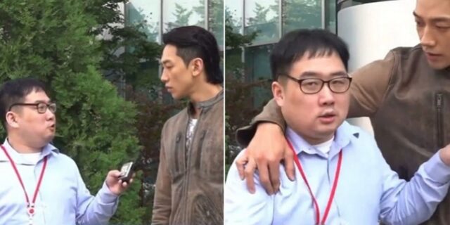 가수 비 ‘채솟값 폭등’ 원인으로 지목해 인터뷰했다가 붙잡혀 그대로 끌려나간 기자