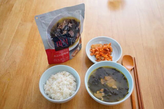 집밥메뉴추천 진한 더미식 소고기 미역국 만들기