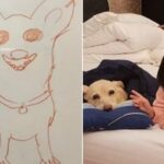 어린 조카가 삐뚤빼뚤 그린 ‘강아지 그림’ 본 삼촌이 눈물 쏟아낸 이유