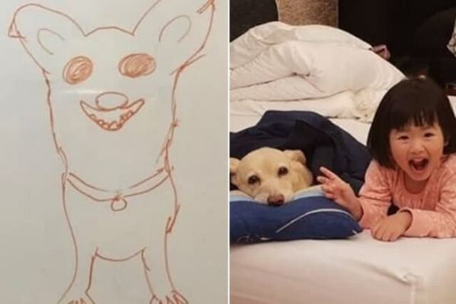 어린 조카가 삐뚤빼뚤 그린 ‘강아지 그림’ 본 삼촌이 눈물 쏟아낸 이유