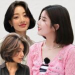 지금딱예쁜 여자 짧은 단발펌 C컬 매직셋팅