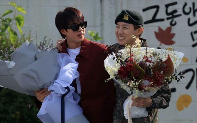 BTS 진이 제이홉 전역 현장 덮친 이유