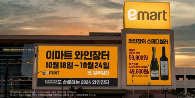 이마트, 해외 인기 와인 아낌없이 내 놓는다… 가을 맞아 돌아온 ‘와인장터·와규위크’