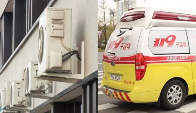 아파트 8층서 실외기 해체하던 이삿짐센터 직원 2명 추락… 1명 사망