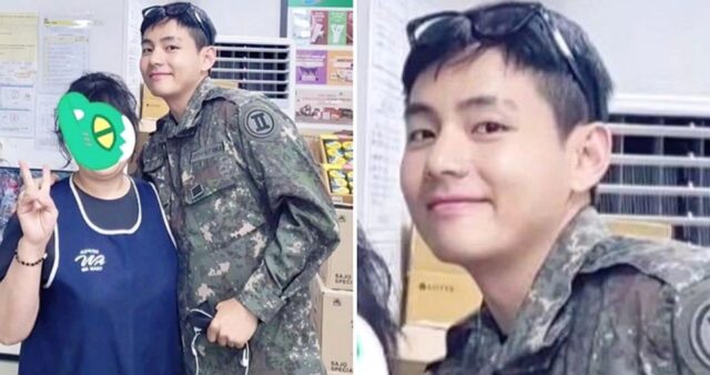 벌크업 성공하더니 태평양 어깨 돋보이는 상남자 피지컬 자랑한 BTS 뷔 근황 (사진)
