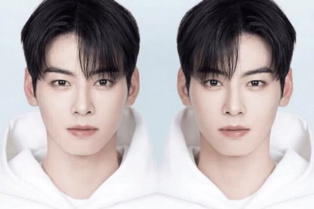감탄사 절로 나온다는 차은우 얼굴 좌우반전