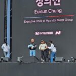 [현장] 정의선 “토요타 회장, 가장 존경하는 분…드리프트까지 리스펙”