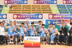 코웨이 휠체어농구단, 전국장애인체육대회 남자부 우승