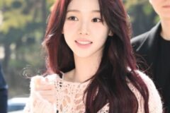 카리나가 쏘아올린 레드브라운 머리 염색