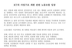 KT노조 “전출 압박 중단하고 회유 나선 임원 문책하라”