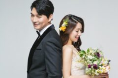 연애 프로그램에서 만난 9살 연하 여성과 실제 결혼한 배우
