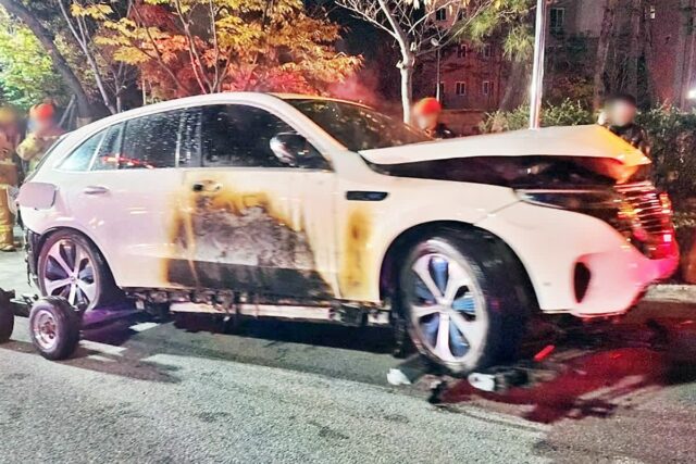 화재 또 터진 ‘벤츠 전기차’, 배터리 원산지 확인했더니.. ‘충격이다’