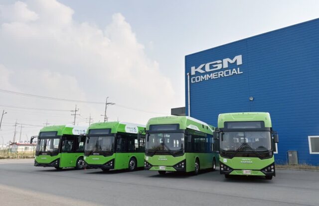 KGMC, 9M 전기버스 개발 완료···25일 고객 인도 시작