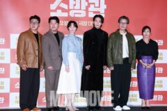 [맥스포토] 영화 ‘소방관’ 모두 눈물 삼킨 시사회 현장