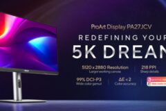 에이수스, 5K 해상도 모니터 ‘ProArt PA27JCV’ 선보여