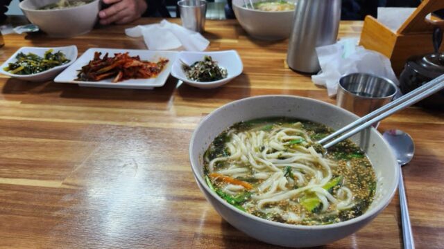 국내 맛집 여행 울릉도 저동항 먹자골목 이가네식당 따개비 칼국수