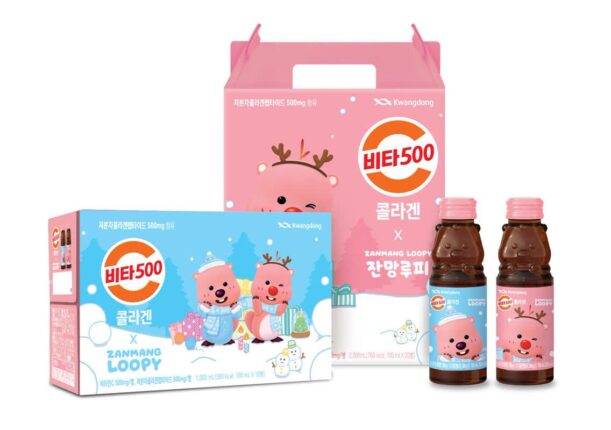 광동제약, 잔망루피와 함께하는 비타500 콜라겐 윈터 에디션 출시