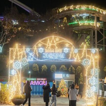 2024 대구 앞산 크리스마스 축제··· “겨울 정원과 빛의 향연으로 대구를 물들이다”