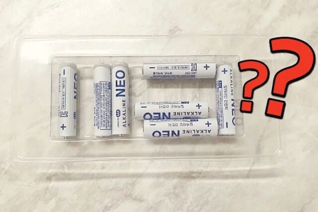 새 건전지 & 방전된 건전지 1초만에 구별하는 비법