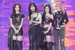에스파가 골든디스크 음원 부문 대상을 차지했다