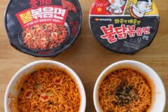불닭볶음면 용가리불볶음면 편의점라면추천 비교 시식 후기