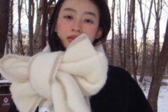 요청사항! 목도리는 리본으로 묶어주세요
