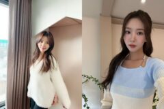 정시아 vs 조승희, 니트 스타일링으로 선보인 서로 다른 매력