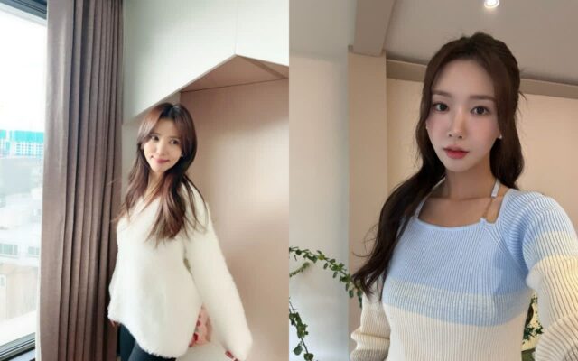 정시아 vs 조승희, 니트 스타일링으로 선보인 서로 다른 매력