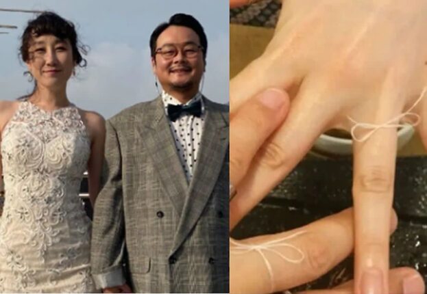 너무 가난해서.. 치실 묶어 프로포즈 했던 배우 커플