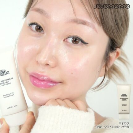 백탁없는 지성 선크림 촉촉한 조조모모 마일드 모이스처 비건 선크림