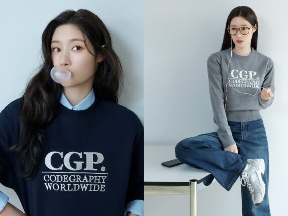 정채연, 코드그라피 새로운 뮤즈로 발탁…세련된 데일리 클래식 무드 완성