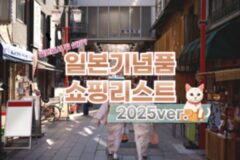 일본 여행 시 안 사오면 손해! 2025 일본 쇼핑 리스트 추천