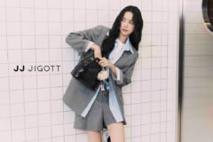 [★화보] 손나은의 산뜻한 봄 스타일링… 트위드부터 도트 원피스까지