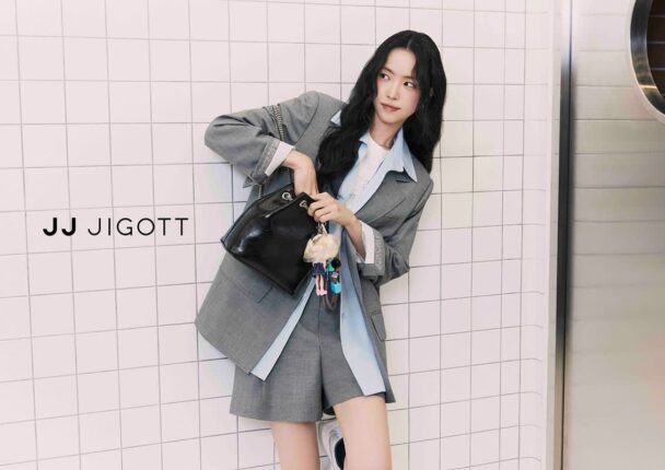 [★화보] 손나은의 산뜻한 봄 스타일링… 트위드부터 도트 원피스까지