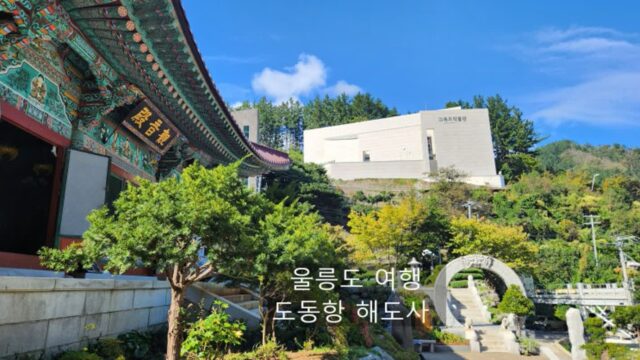 전국 유명 사찰 울릉도 독도 박물관 가는 길 해도사
