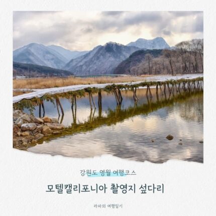 강원도 영월 여행코스 모텔캘리포니아 촬영지 3곳