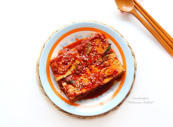 두부조림 레시피 매콤 부드러운 두부조림 만들기 집밥 반찬