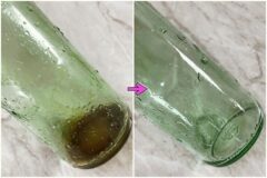 닦기 힘든 기름병에 ‘이것’ 넣었더니!?뽀드득하니 감탄이 절로 나옵니다~