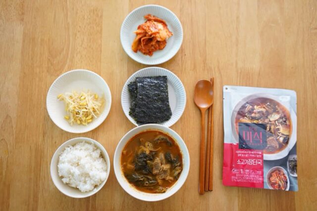 장터국밥 구수한 더미식 소고기국밥 만들기