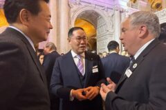 [포토] 조현상 HS효성 부회장, 미국 APEC 대사와 협력 방안 논의